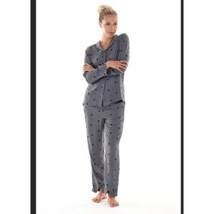 Paper Label Pajama Set Cross Print Small